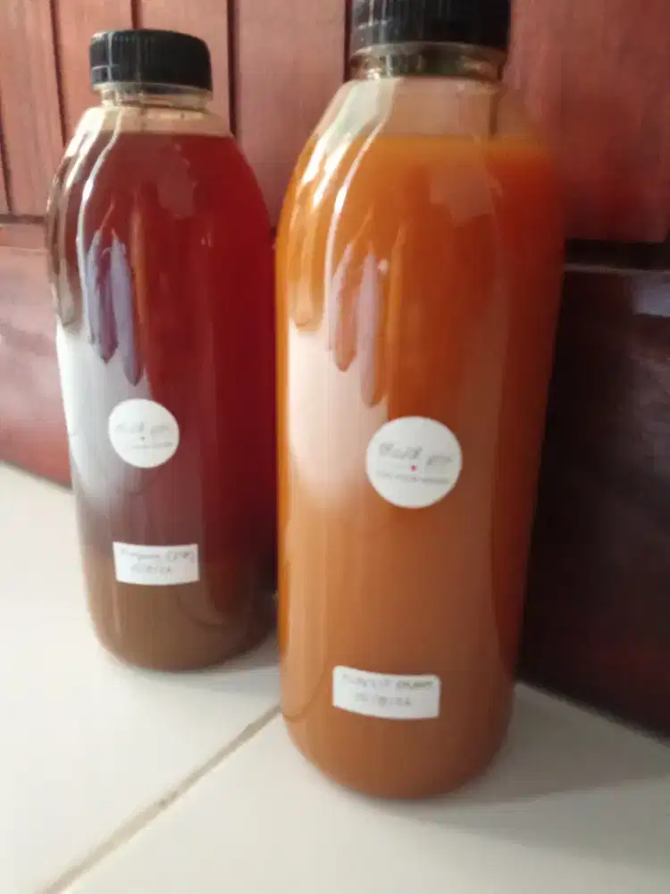 Jamu kunyit asam home made. Tanpa gula pasir.