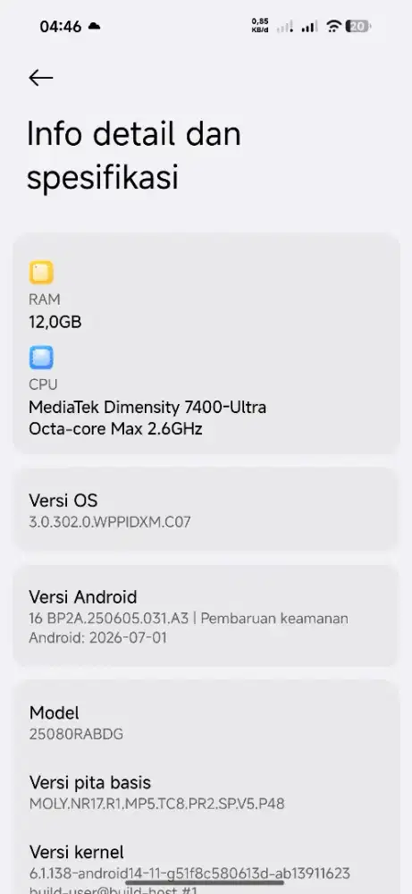 Xiaomi Redmi Note 15 Pro 5G  Ram 12/512