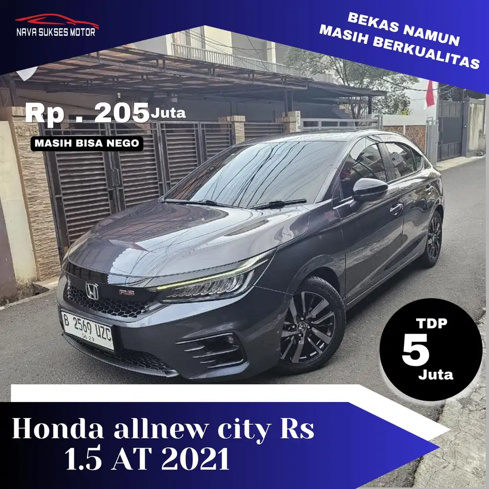 TDP 5 JUTA * HONDA CITY RS 2021 *