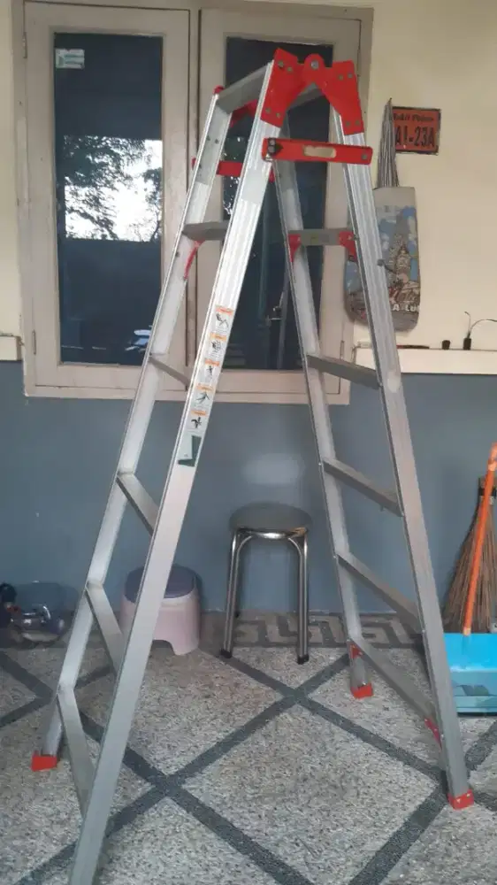Tangga aluminium krisbow 175 cm