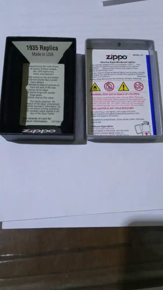Korek Api merk Zippo ori