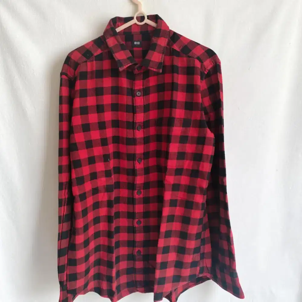 Flanel uniqlo size L