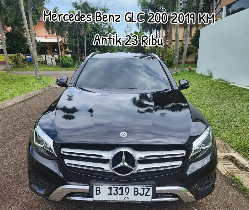 Km 23 RIBU PERAK Mercy GLC 200 Exclusive 2019 Obsidiant Black Cakep