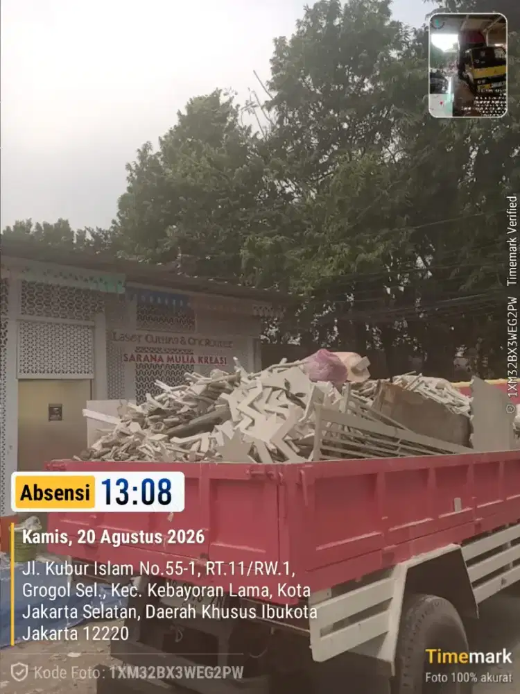 Jasa buang puing dan angkutan sampah proyek