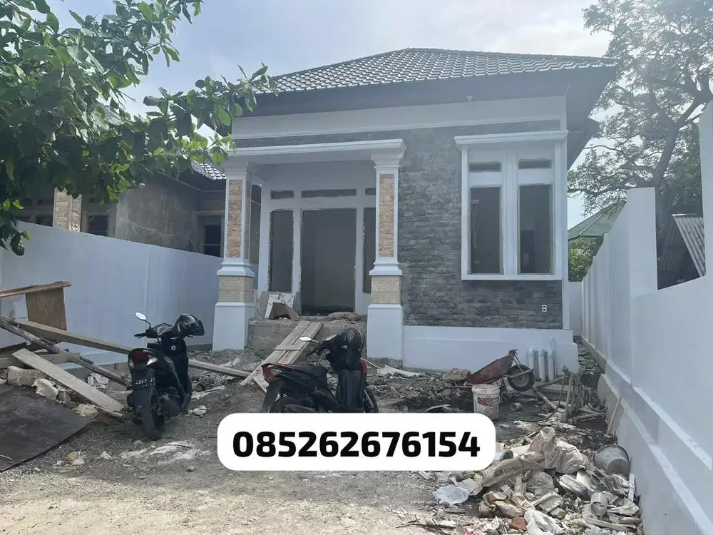 Rmh minimalis type 75 gampong emperom di belakang kantor pemadam
