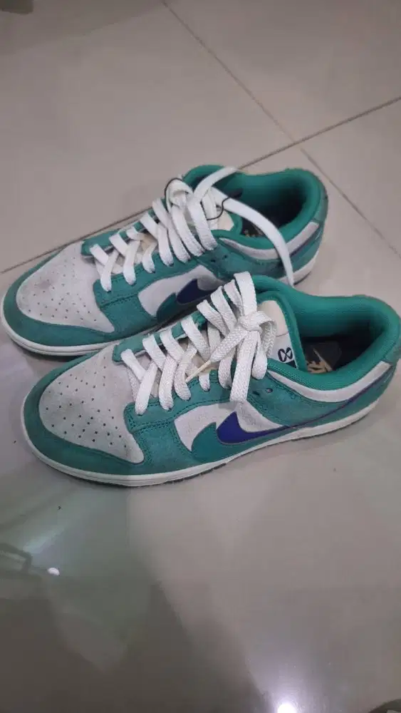 Nike Dunk Low Teal Grey Purple Preloved