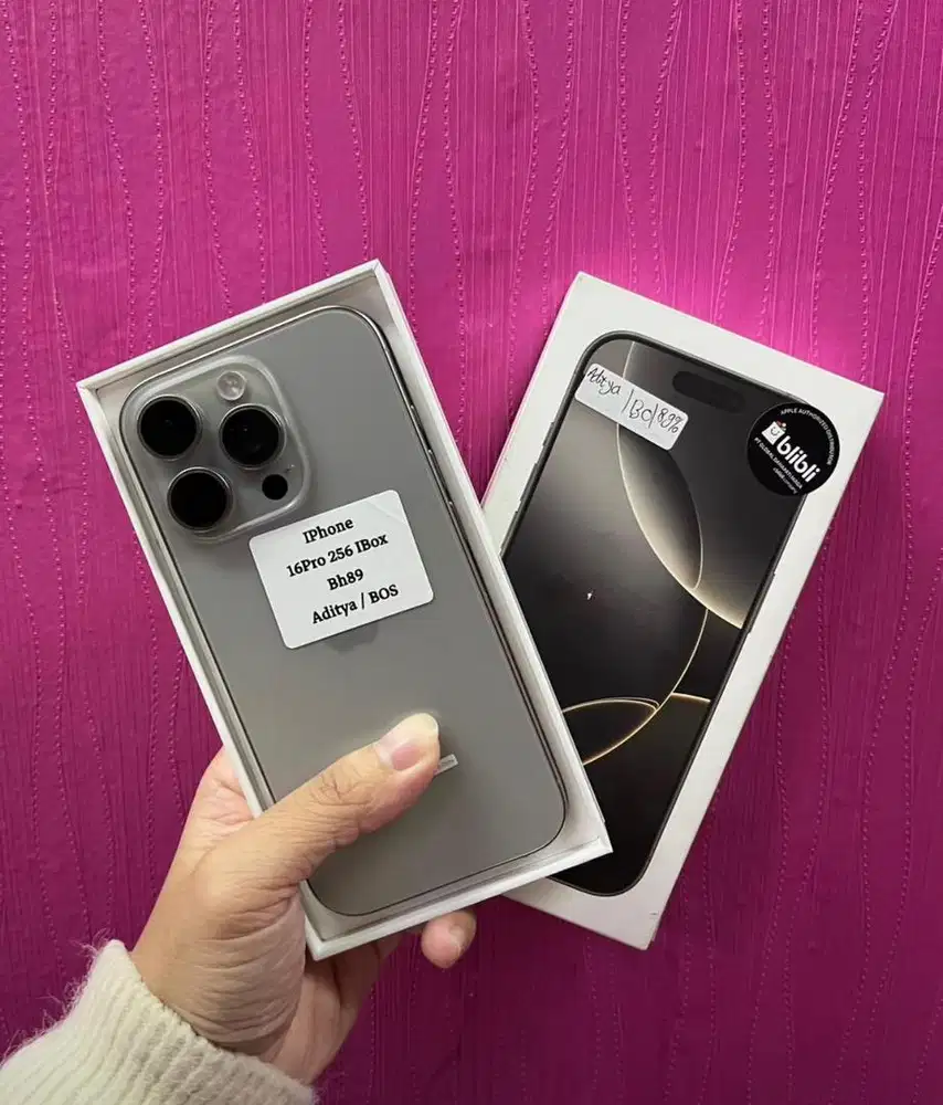 iPhone 16 PRO 256GB, iBox, NATURAL TITANIUM