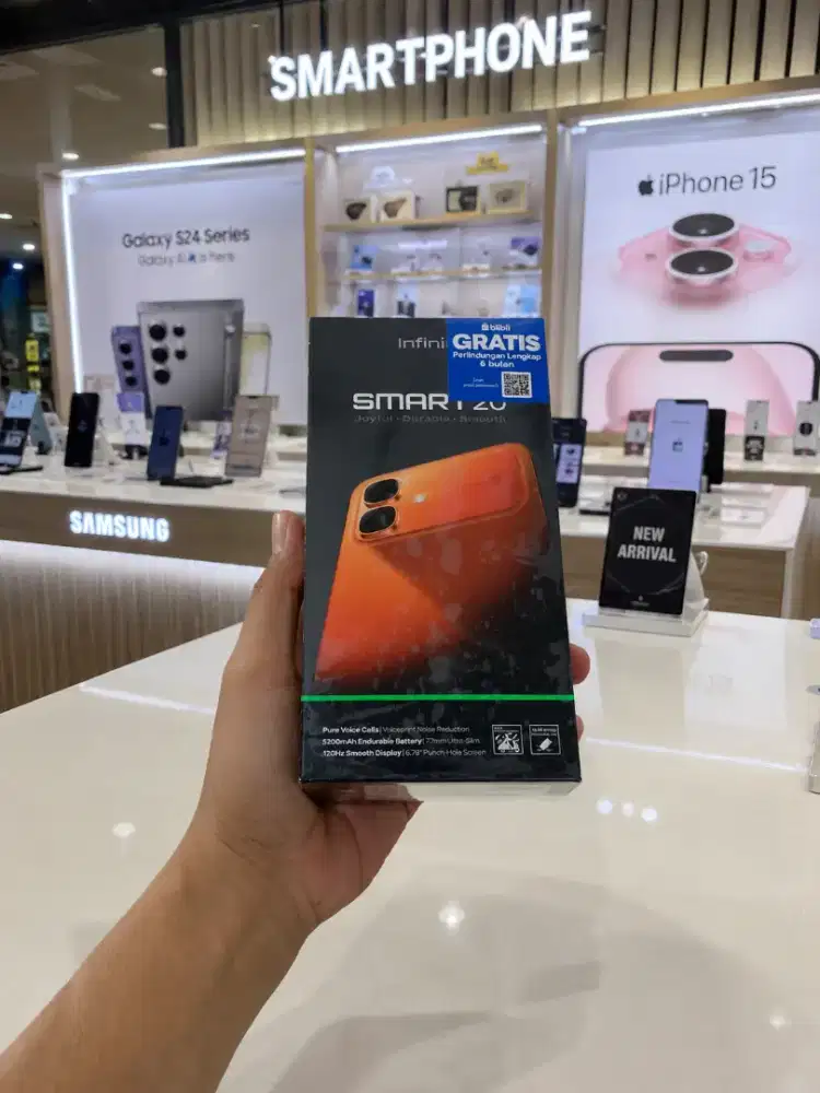 [ Fast respon WA ] Infinix Smart 20 4+4/128 Garansi resmi 1thn