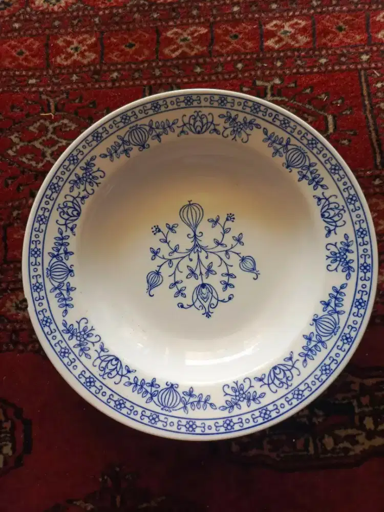 Piring Kahla  Kobaltunterglasur GDR Blue Onion (Zwiebelmuster) GDR