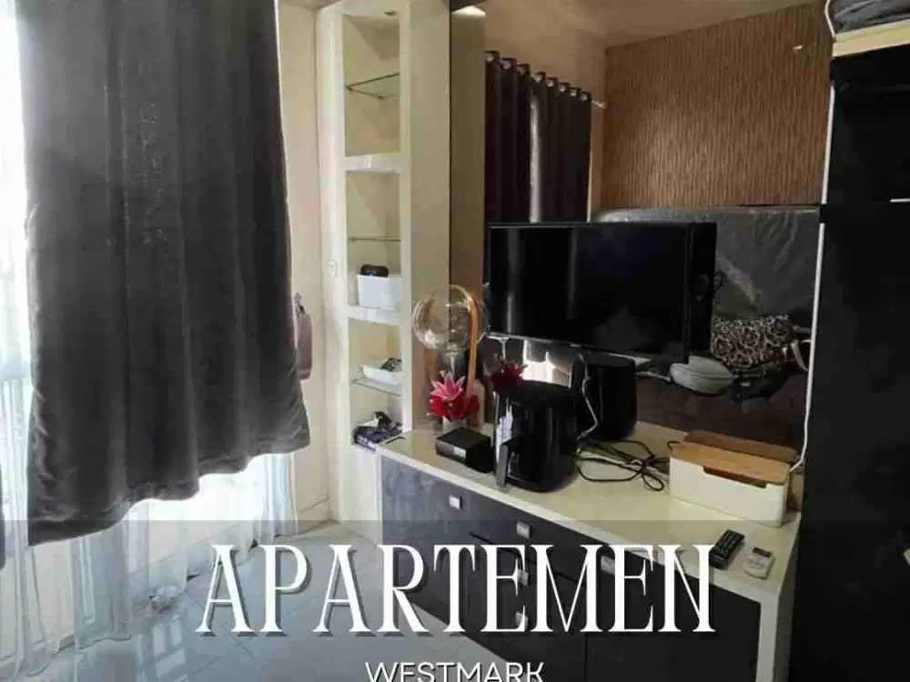 Dijual cepat apartemen 2br posisi hoek  furnished view taman anggrek di apartemen westmark, jakarta barat