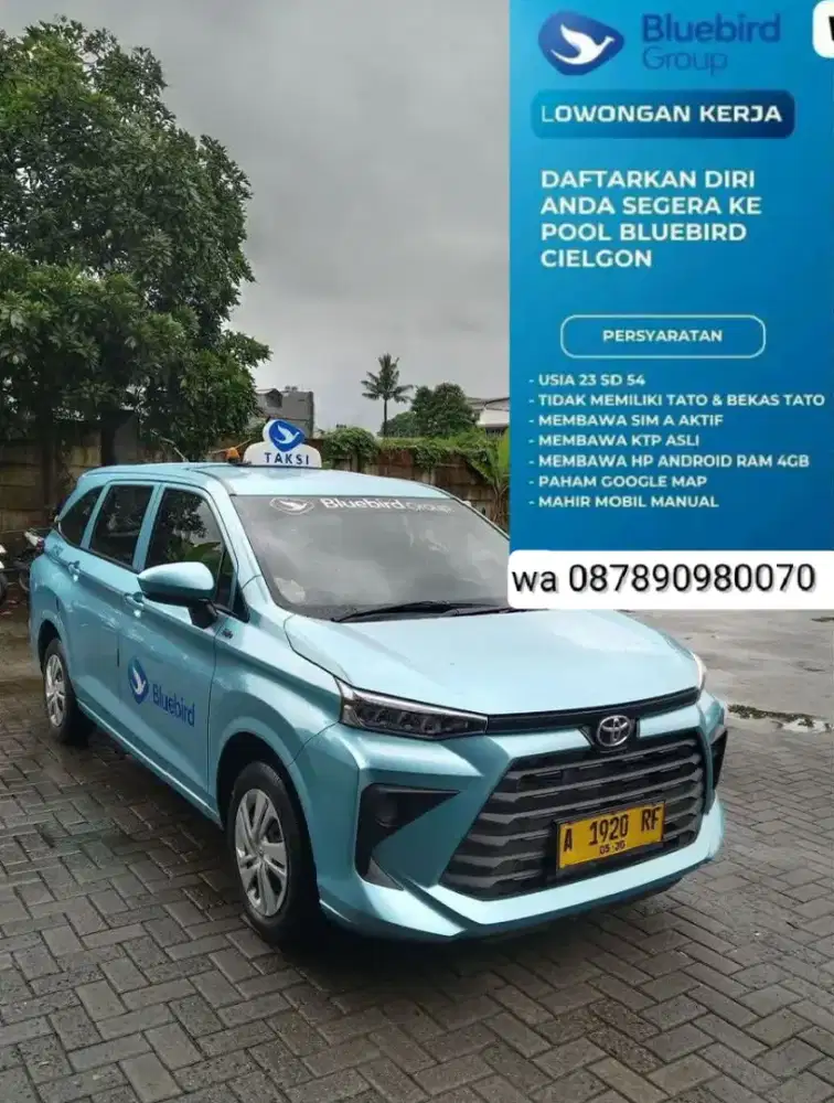 Loker driver taksi Bluebird Cilegon