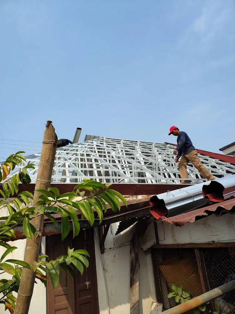 Pasang Baja Ringan Galvalum Pasir KENCANA PALING MURAH Dari BIMA TRUSS