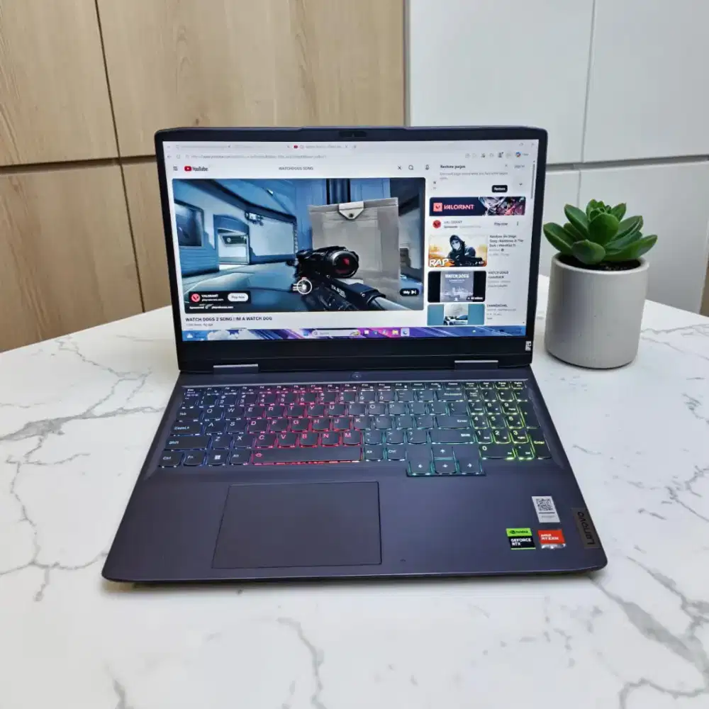 Laptop Gaming Lenovo LOQ Ryzen 7 VGA Nvidia RTX Siap Rendering
