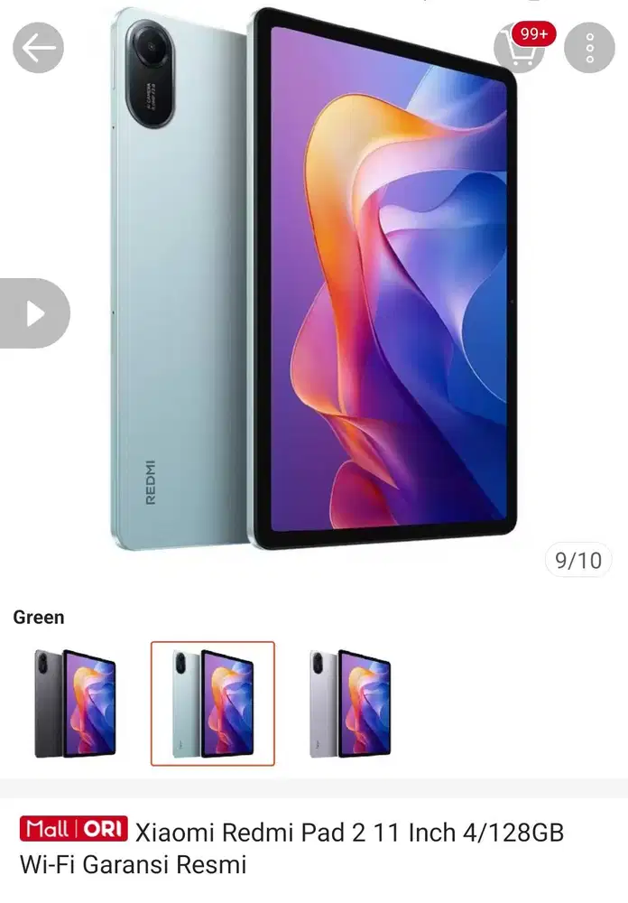 DIJUAL!!  TABLET  XIAOMI REDMI PAD 2  11 inch 4/128 WIFI ONLY