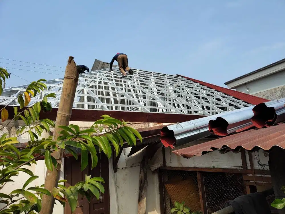 Renovasi Atap Dgn Baja Ringan Galvalum Pasir KencanaSolusi ANTI LAPUK