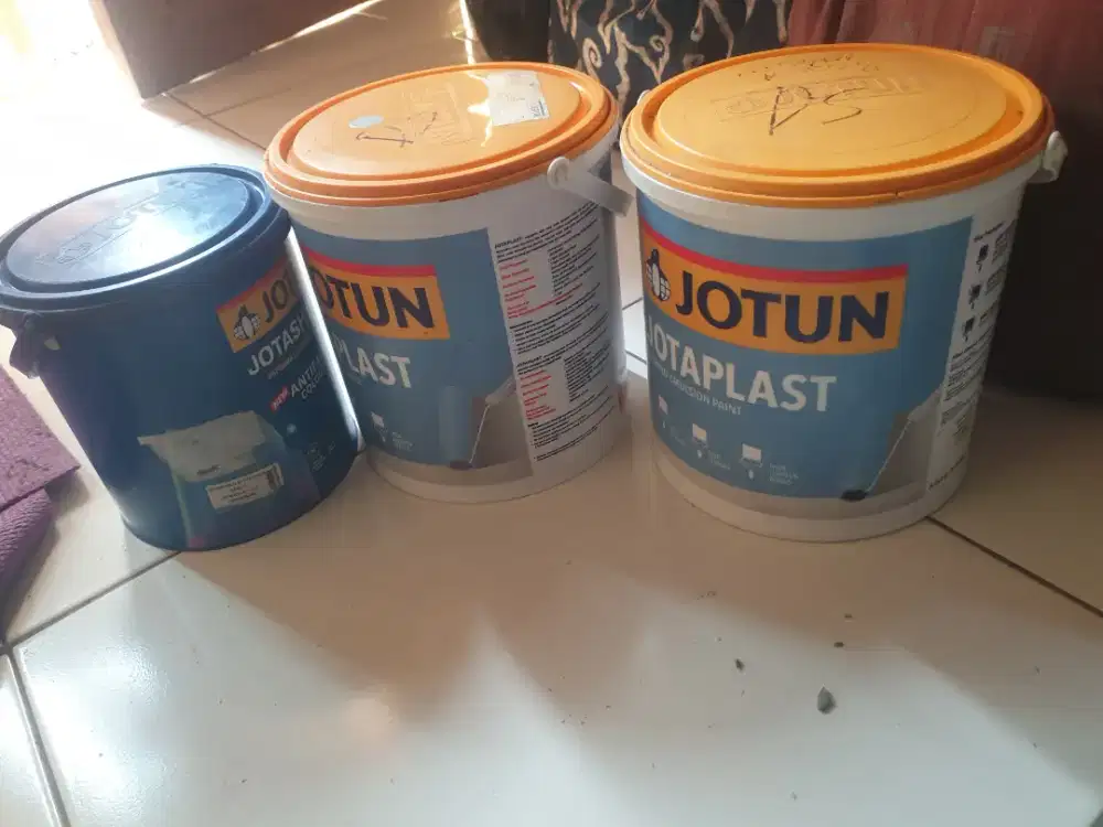 Jotun cat warna telur asin msh segal blon di buka ori
