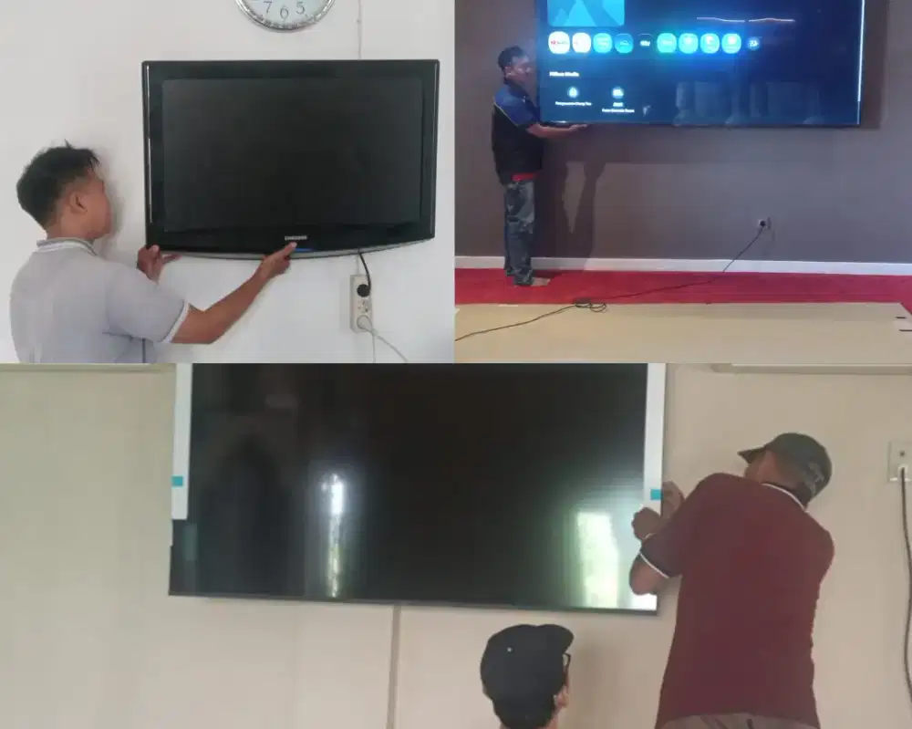 Braket +pasang atau jasa pasang terima rapih breket bracket led tv