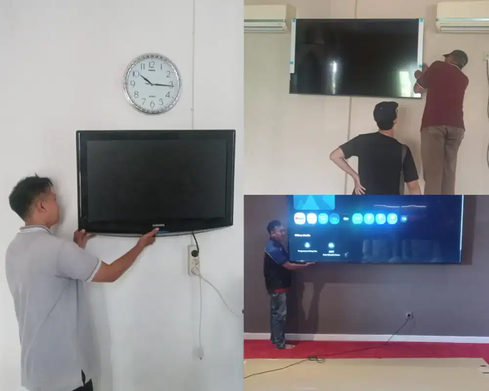 Braket +pasang atau jasa pasang terima rapih breket bracket led tv