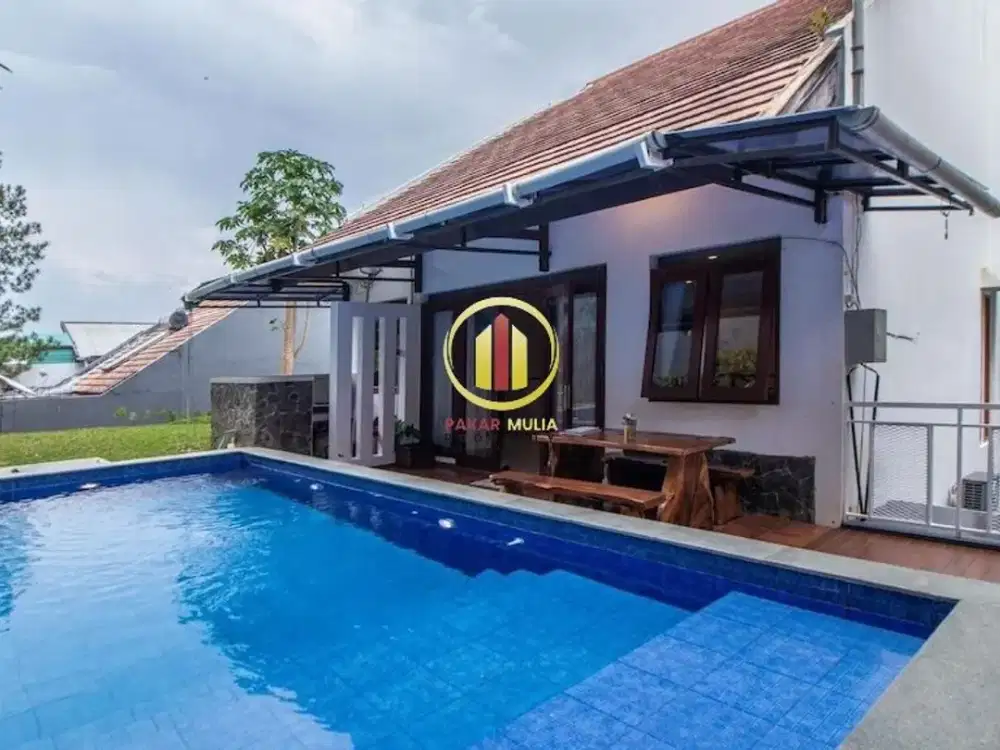 Villa Private Pool Dago Pakar Resort Bandung LT 188 m² SHM 3,5 M