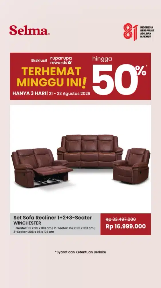 PROMO SOFA RECLINER