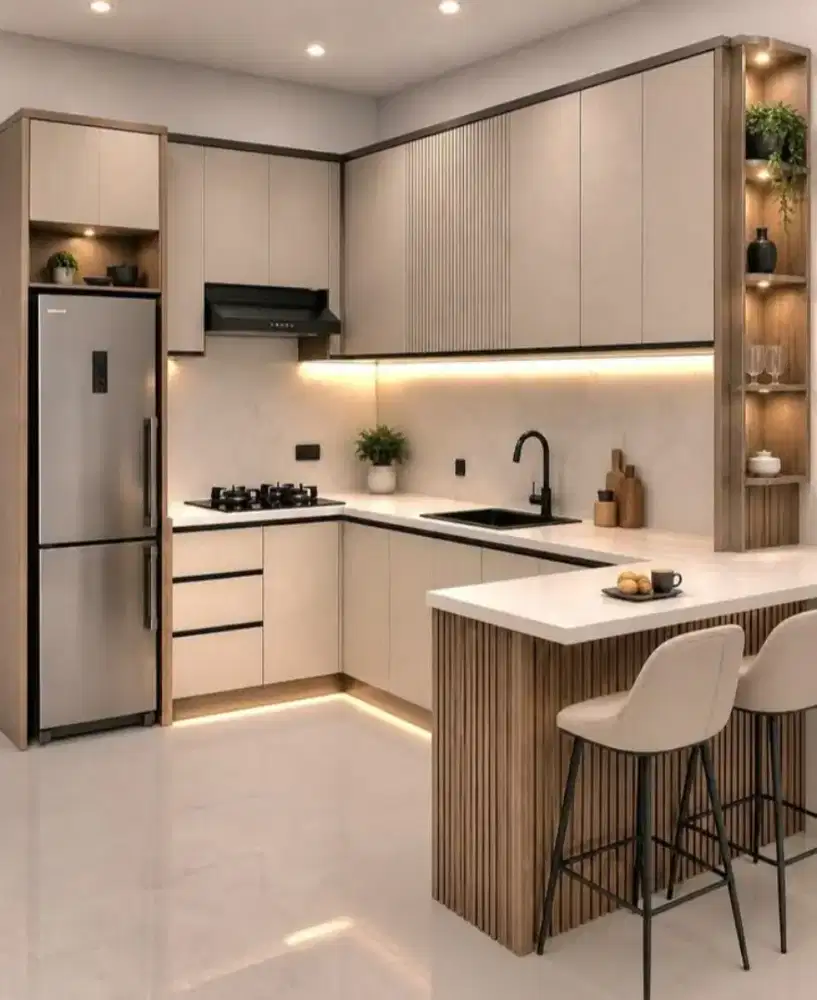 Kitchen Tempahan HPL