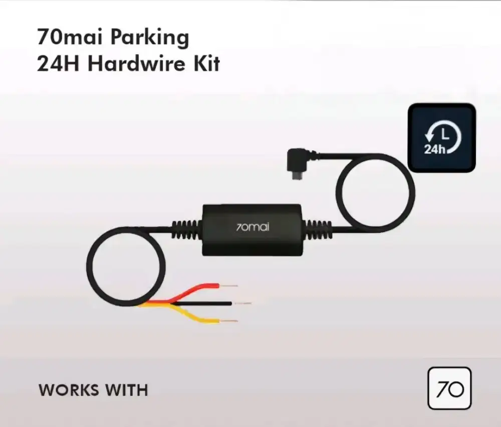 70mai Hardwire Kit – Kabel Parking Surveillance Dashcam UP02-micro USB