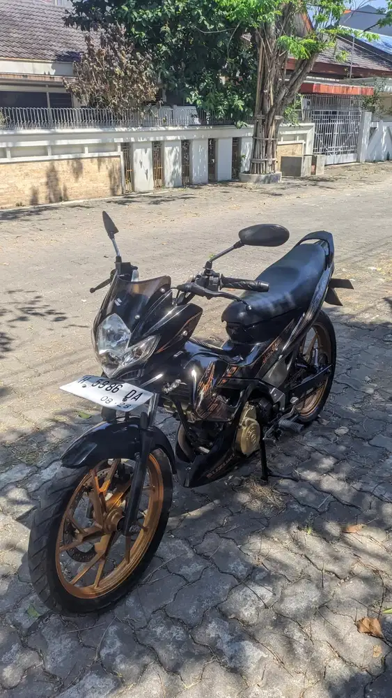 Satria FU 2013 Hitam Gold Spesial Edition Original