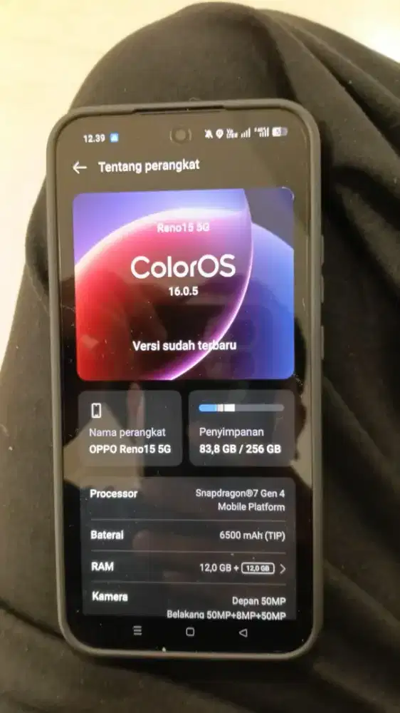 Oppo Reno 15 5G 12/256 fulsett biru