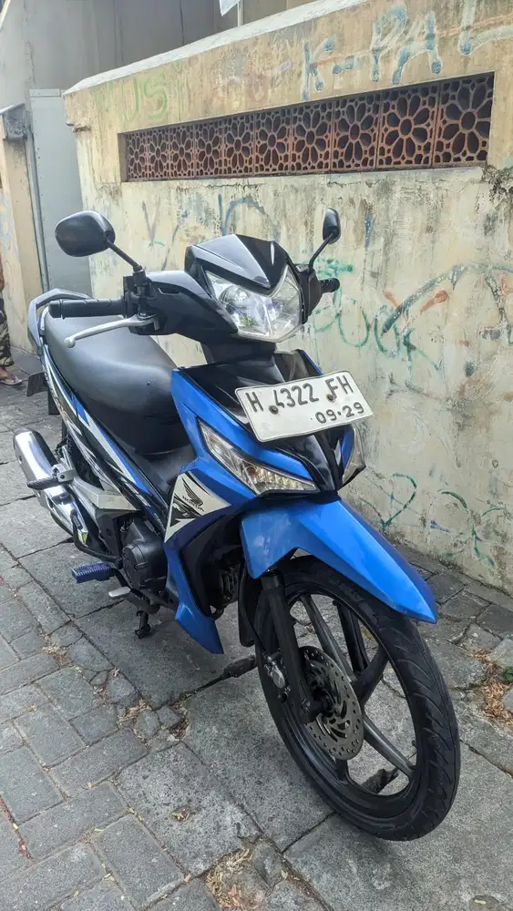 Supra x 125cc 2014 Biru Hitam Km40Rban Orisinil