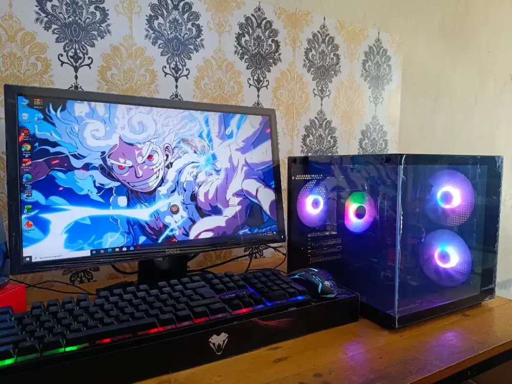 FULLSET CORE I5 4460 (8/240+1000GB) LED 22INC KONDISI NORMAL