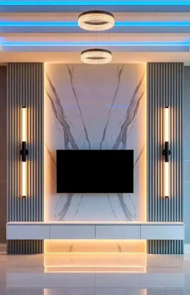 Backdrop tv murah