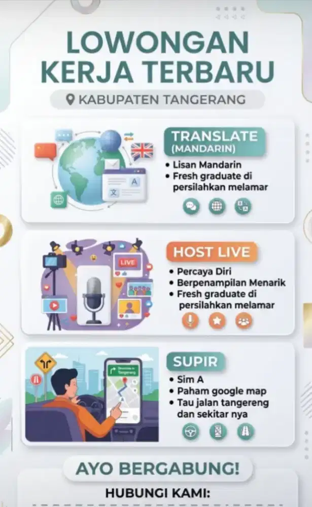 Driver, host live, translate