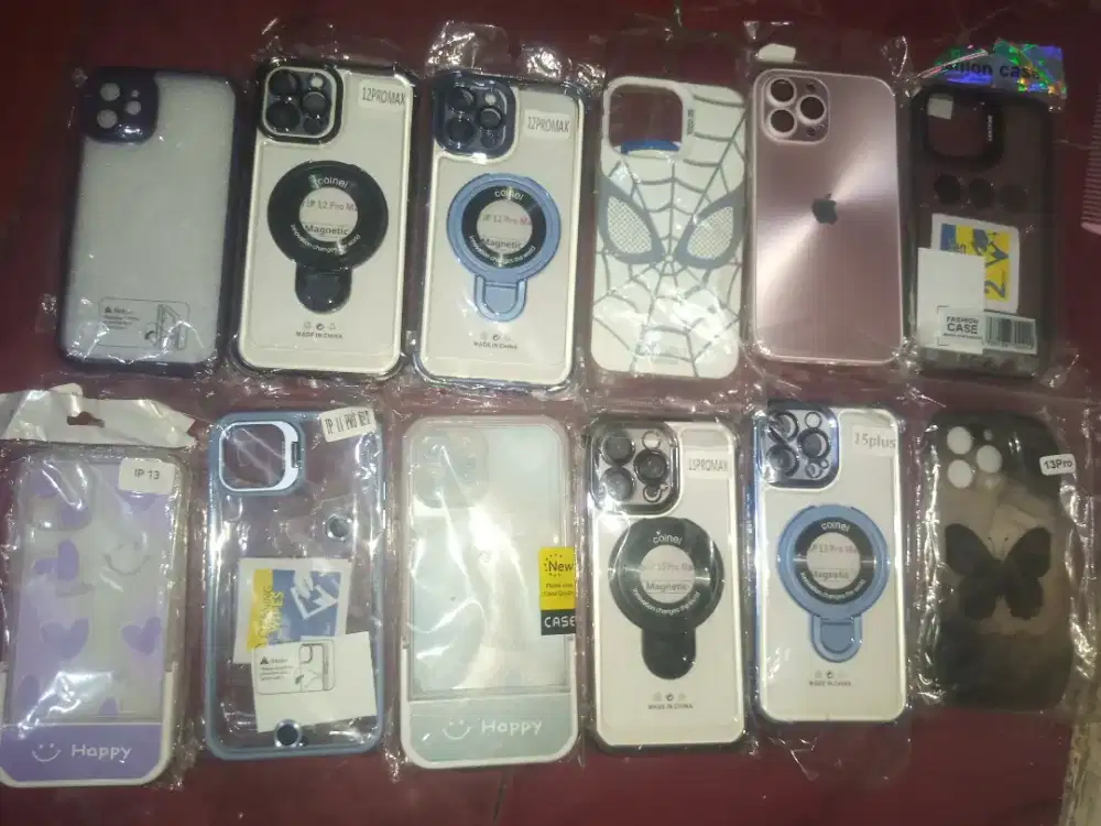 Casing iPhone seri 10,11,13,15 yang biasa/pro ada