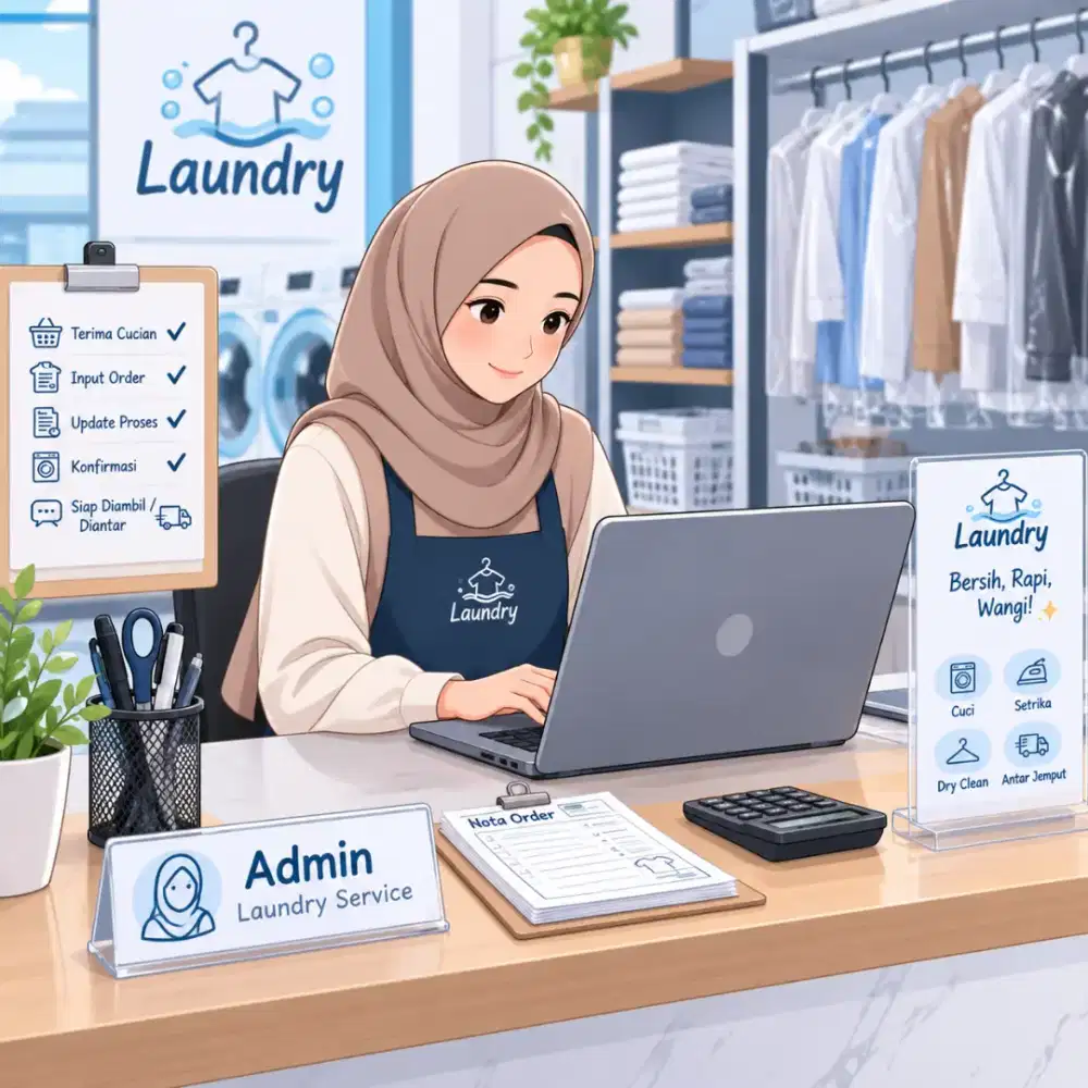 Lowongan ADMIN LAUNDRY