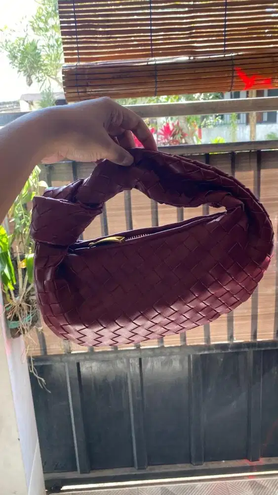 Tas wanita tas pesta tas warna merah tas tangan handbag
