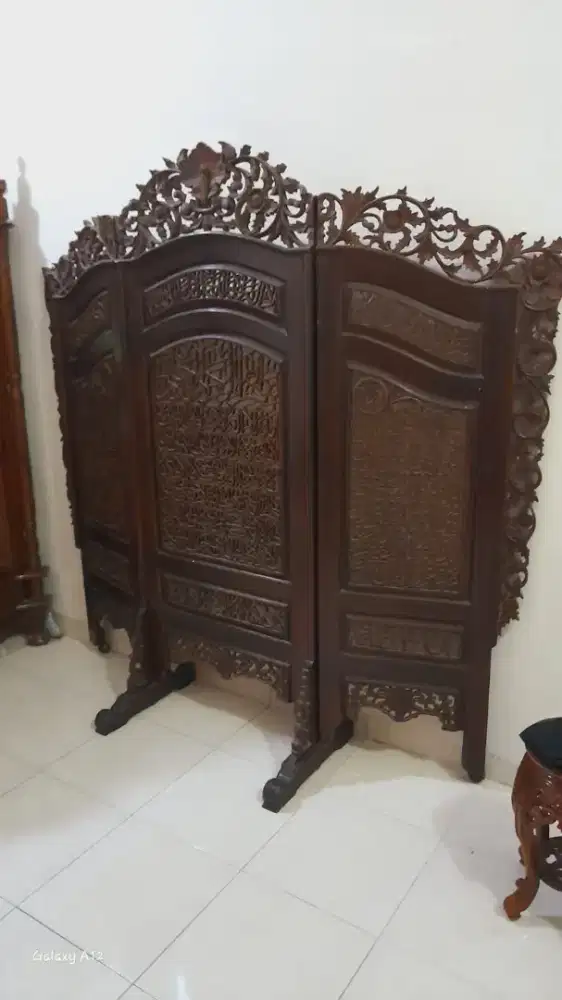 [Dijual cepat] sekat sholat ukiran