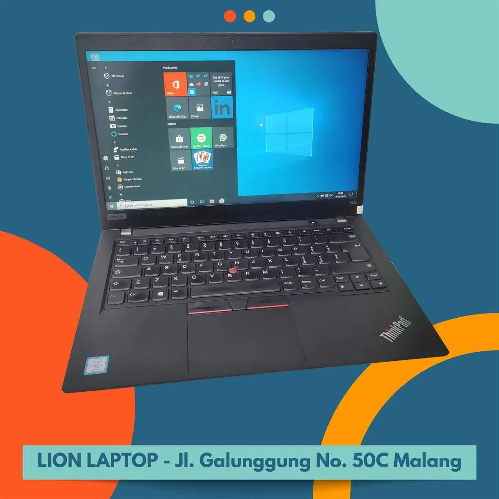 RAM 16GB i5 Gen 8 SSD 256GB Lenovo Thinkpad T490 [21|08]