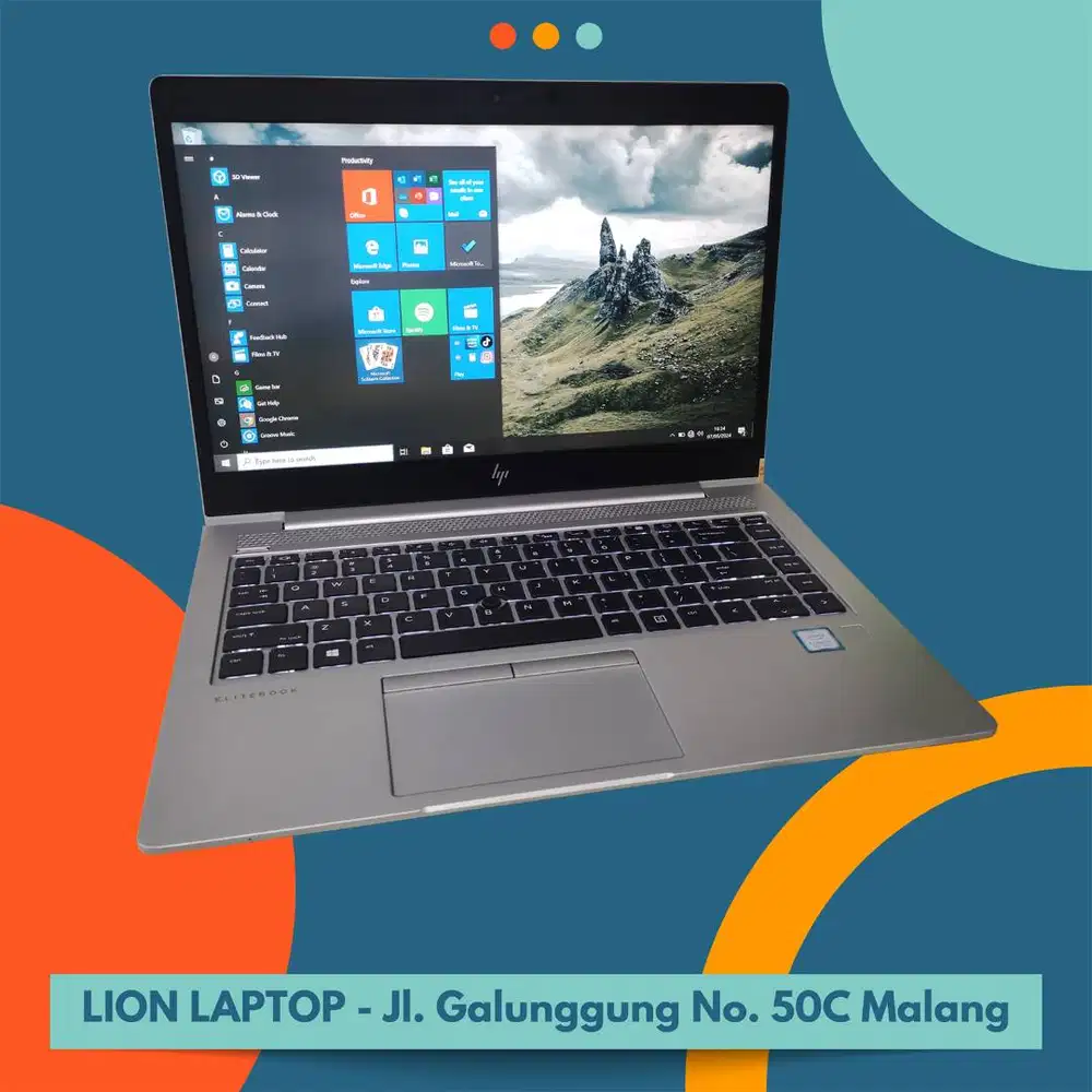 Core i5 Gen 8 RAM 8GB SSD 256GB HP Elitebook 840 G5 [21|08]