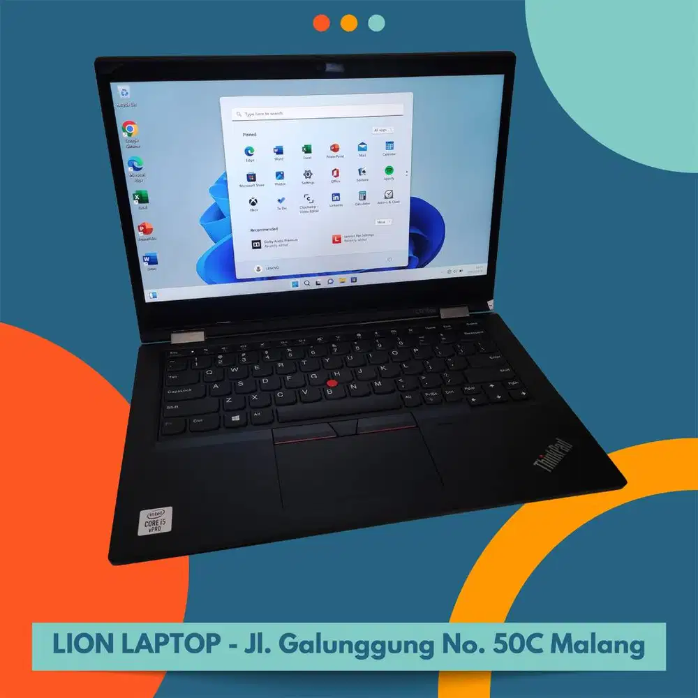 RAM 16GB Core i5 Gen10 Flip 360° SSD 256GB Lenovo Thinkpad YOGA L13 [2