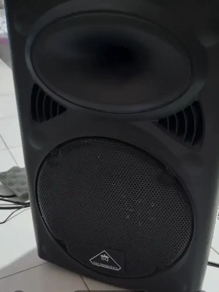 Sepaker soundqueen
Plus mic microphone