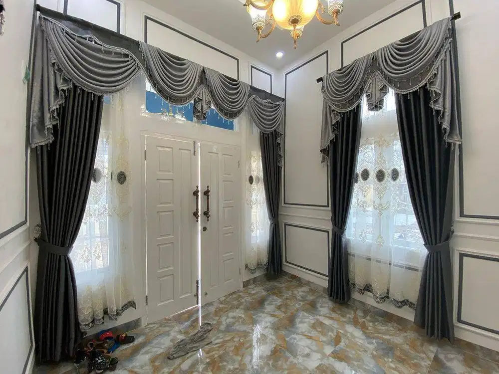 Jual Gorden Jendela & Pintu Gordyn Model Terbaru Wallpaper Dinding 3D