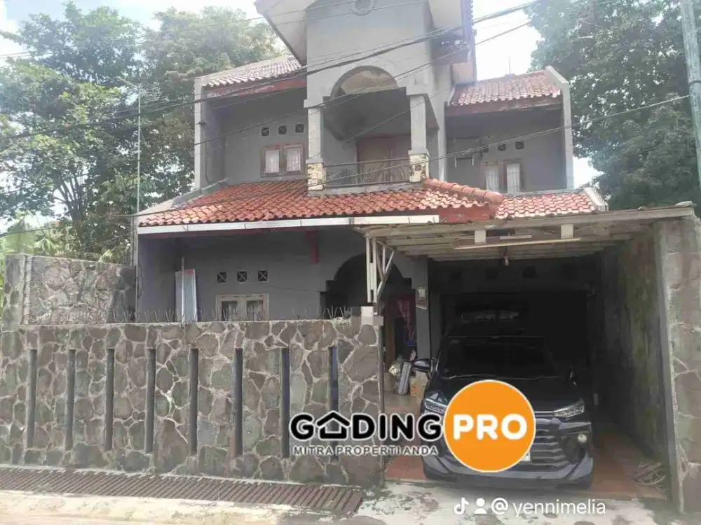 JUAL RUMAH PALM RESIDENCE SHM 2 LANTAI DEKAT FASILITAS UMUM RAPI SIAP HUNI