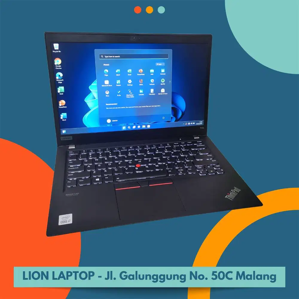 RAM 16GB Core i7 Gen 10 Slim SSD 256GB Lenovo Thinkpad T14S [21|08]