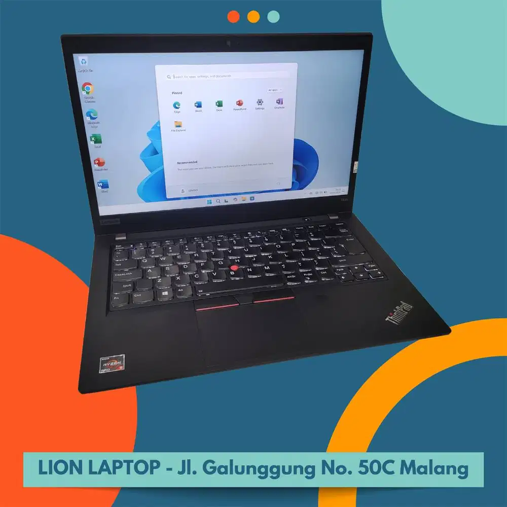 RAM 16GB AMD Ryzen 5 PRO VGA 2GB Lenovo Thinkpad T495 [21|08]