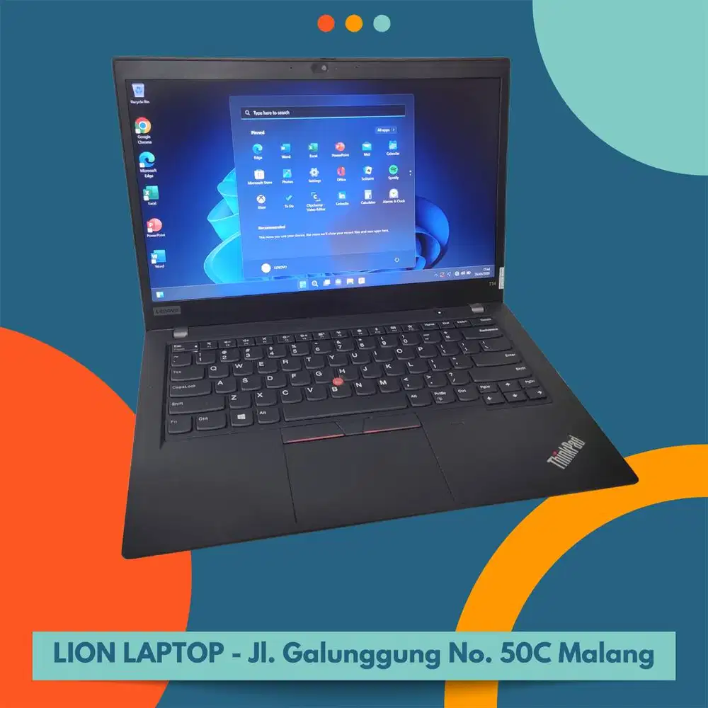 RAM 16GB Core i5 Gen 10 SSD 256GB Lenovo Thinkpad T14 gen 1 [21|08]