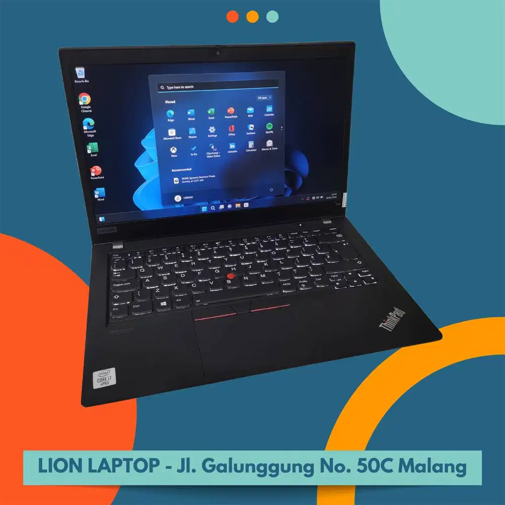 RAM 16GB i7 Gen 10 SSD 256GB Lenovo Thinkpad T14 gen 1 [21|08]