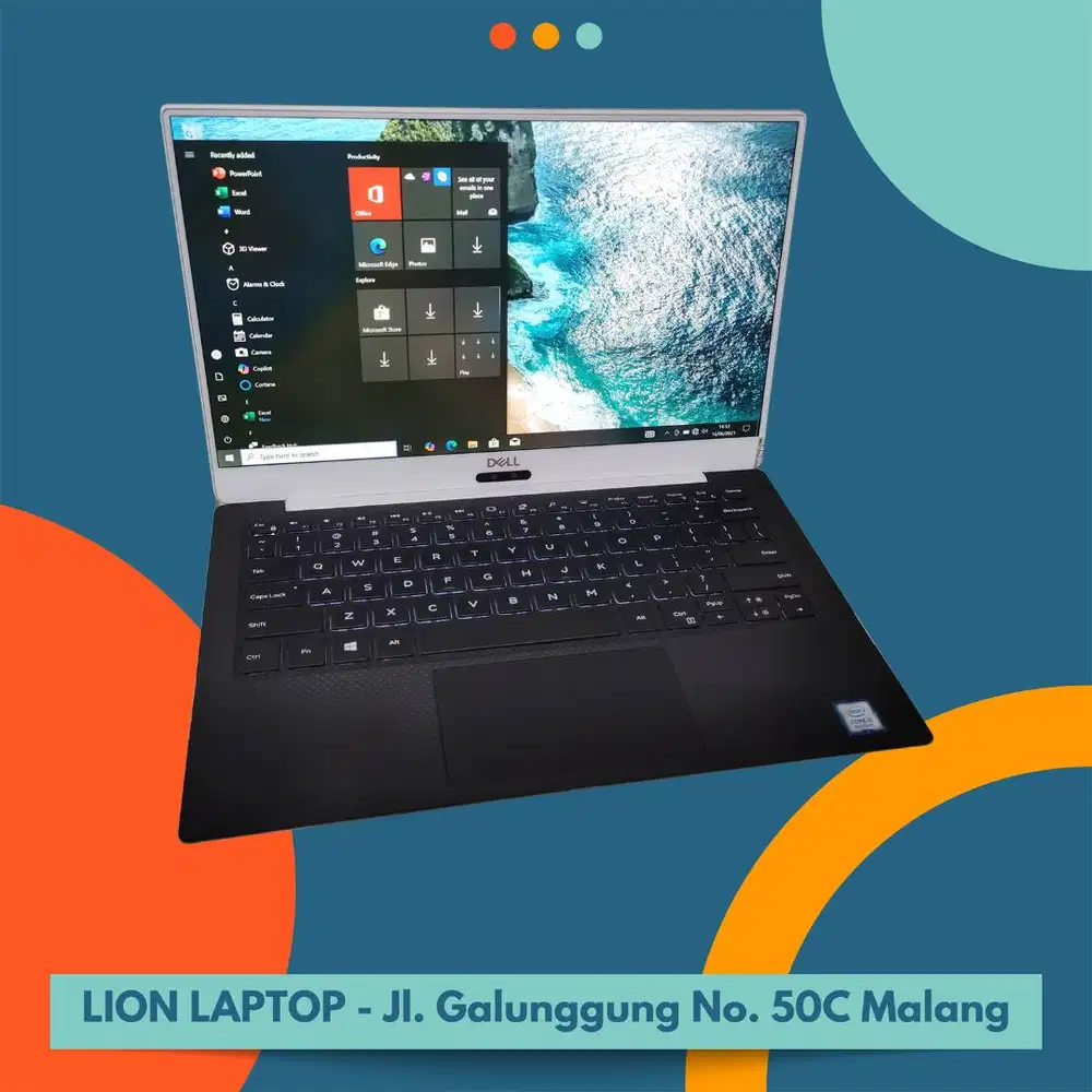Slim & Ringan Core i5 RAM 8 SSD 256 DELL XPS 13 9370 [21|08]