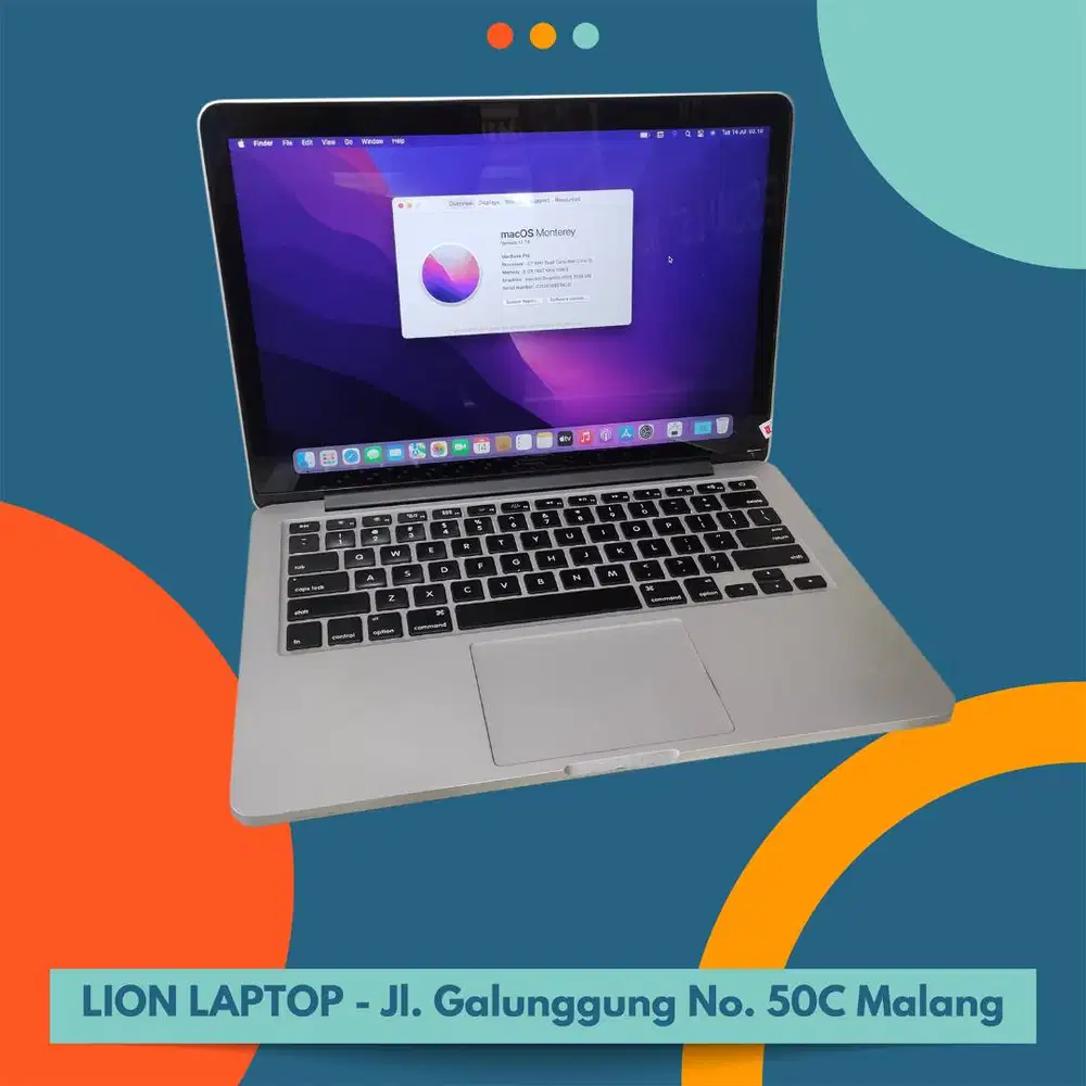 Macbook Pro Retina Core i5 Late 2013 Mulus [21|08]