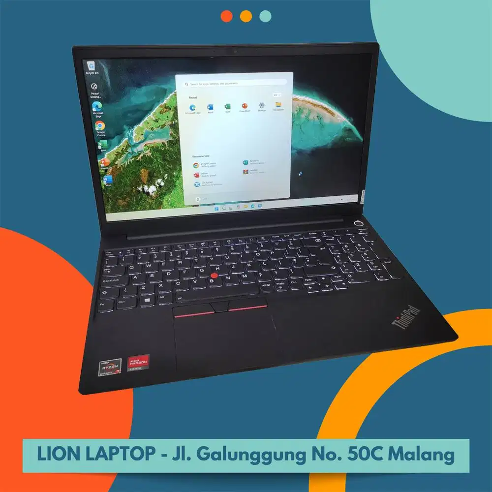 Gaming/Editing AMD Ryzen 5 RAM 8GB Lenovo Thinkpad E15 [21|08]