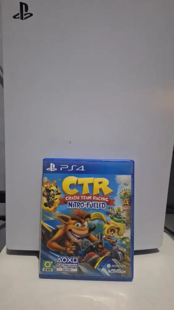 Kaset BD PS4 CTR Crash Team Racing Nitro Fueled